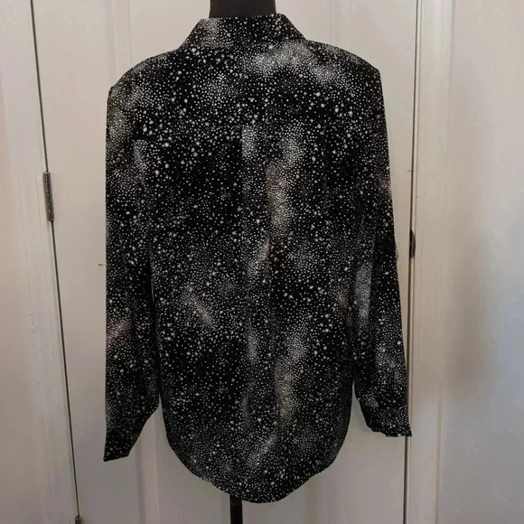 Karl lagerfeld Paris Star Print Long Sleeve Shirt - Picture 8 of 10